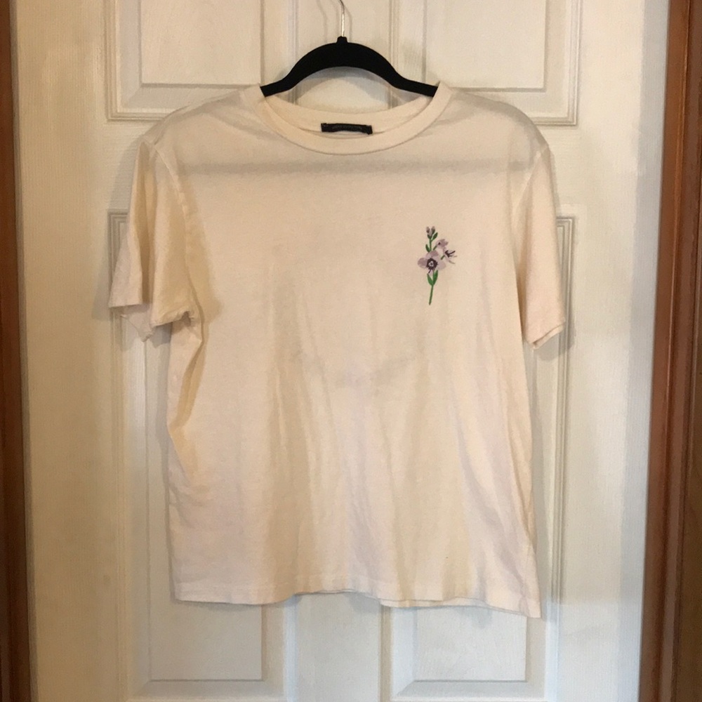 Urban Outfitters Cropped Graphic Tee